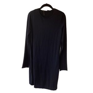 Agnona Overlay/Layered Dress Black Size 42 (US 6) Luxury Soft Made in Italy